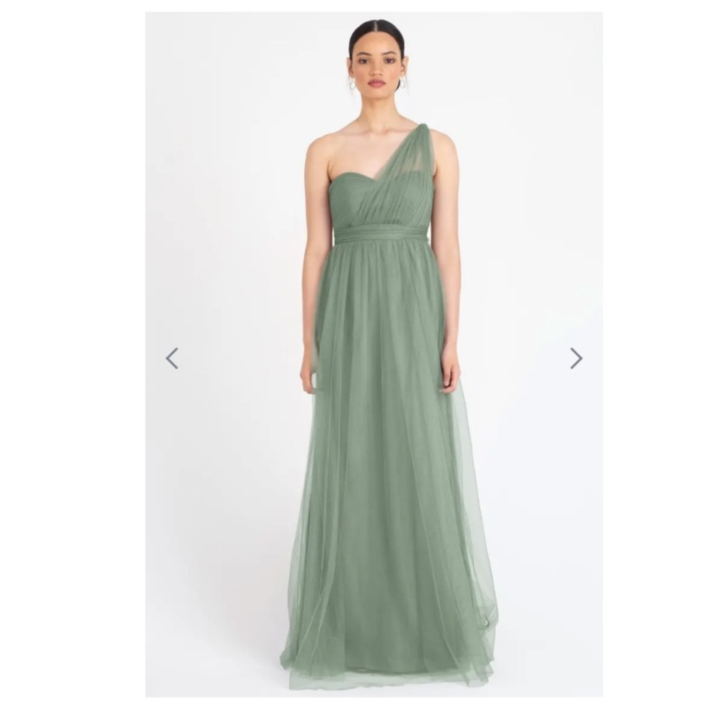 Jenny Yoo Annabelle Convertible Dress Size 8 green